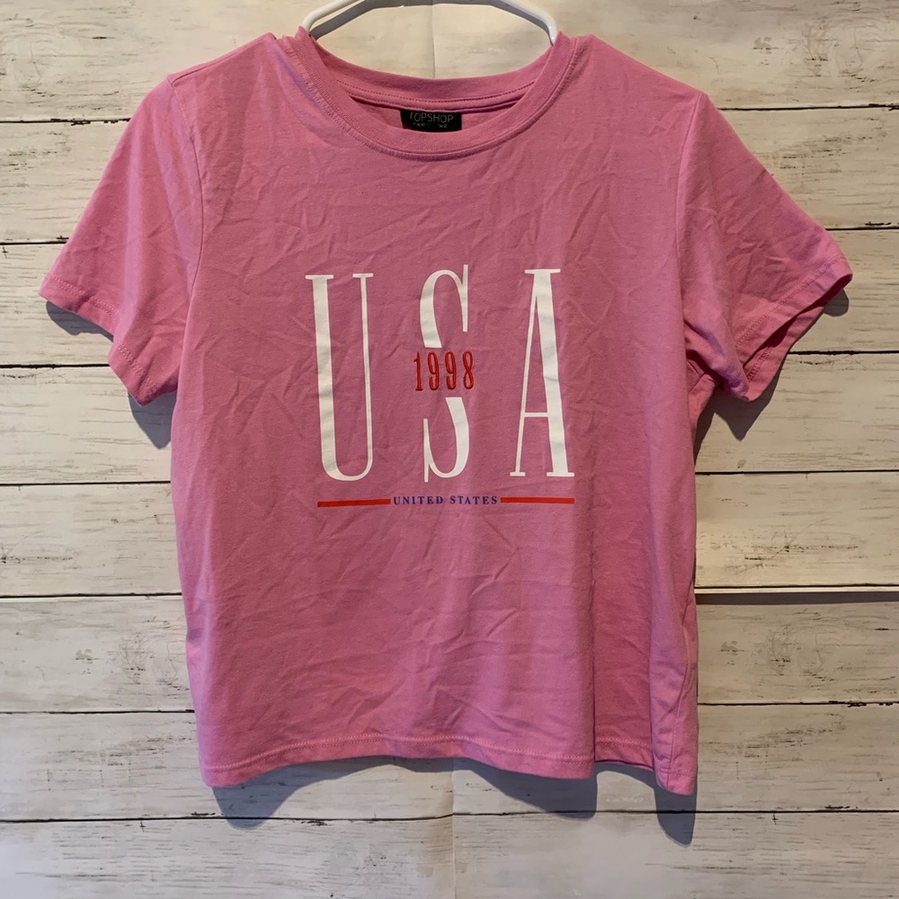 Pink USA 1998 Topshop Shirt